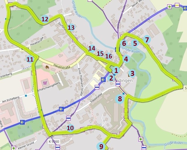 Quelle: OSM https://hiking.waymarkedtrails.org/#route?id=1405608&type=relation&map=16.0/51.1833/13.7887 Rechtliche Bedingungen und Nutzungsbedingungen [PDF RBuN]